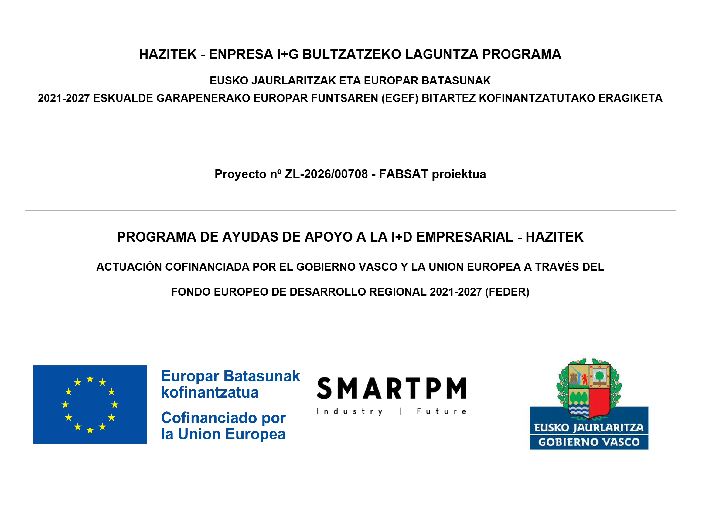 Cartel de publicidad del proyecto FABSAT