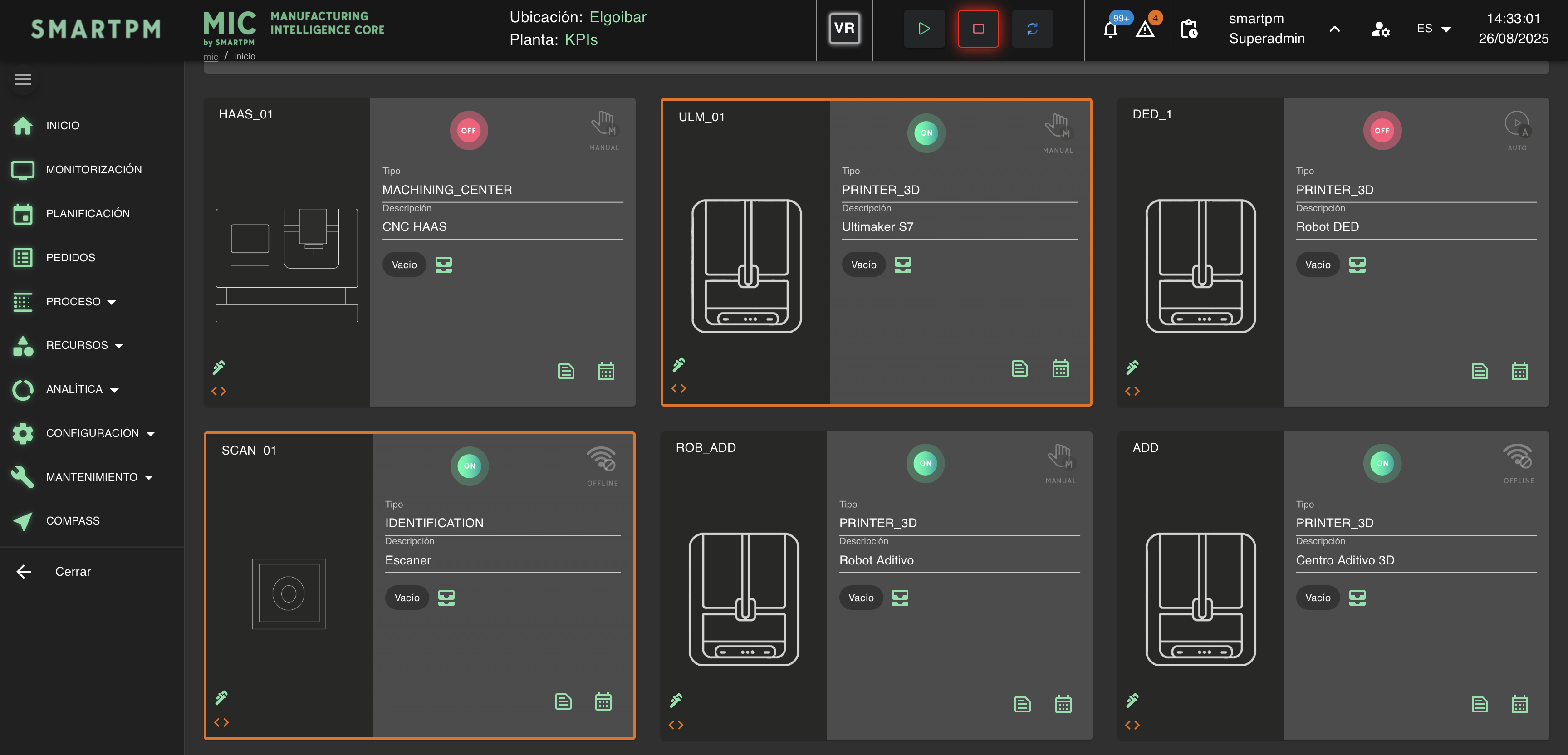 Arquitectura MIC en Transformación Plástica
