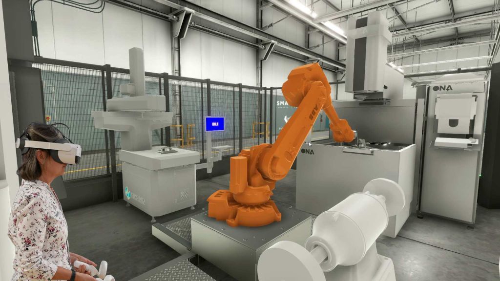 Recreación virtual del Factory Lab de SMARTPM