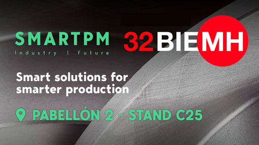 Smart solutions for smarter production. SMARTPM en BIEMH 2024: Pabellón 2, stand C25